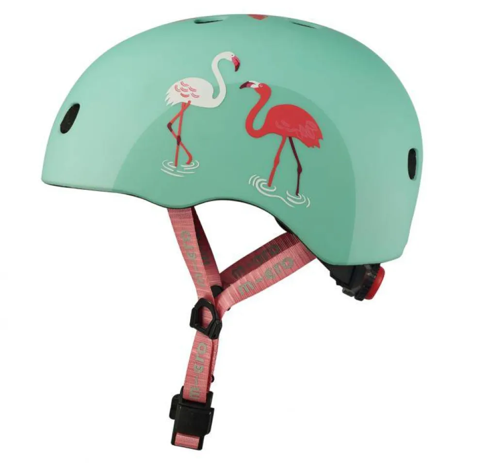 Micro Casco Flamenco*Niños Cascos De Bici Para Niños Y Niñas|Patinetes Infantiles
