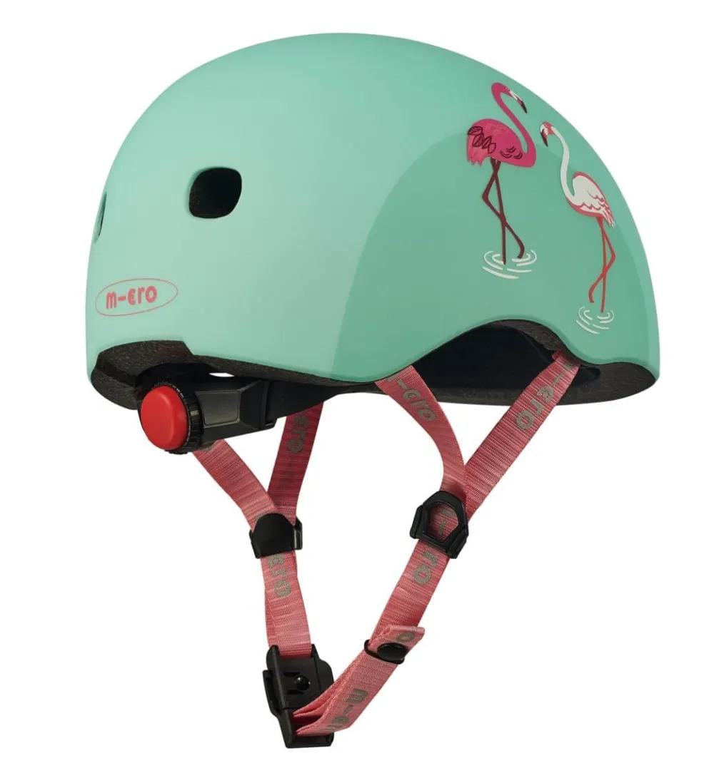 Micro Casco Flamenco*Niños Cascos De Bici Para Niños Y Niñas|Patinetes Infantiles