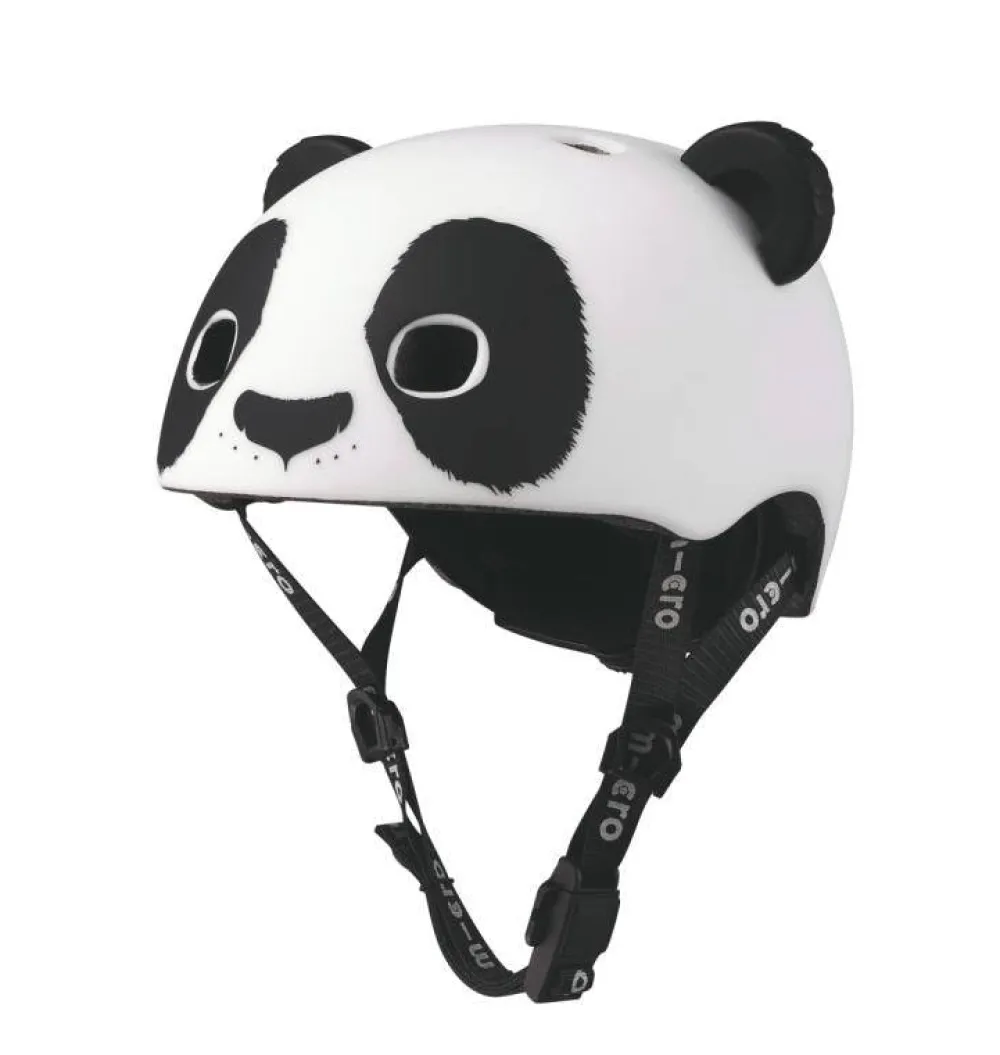 Micro Casco Panda V2*Niños Cascos De Bici Para Niños Y Niñas|Patinetes Infantiles