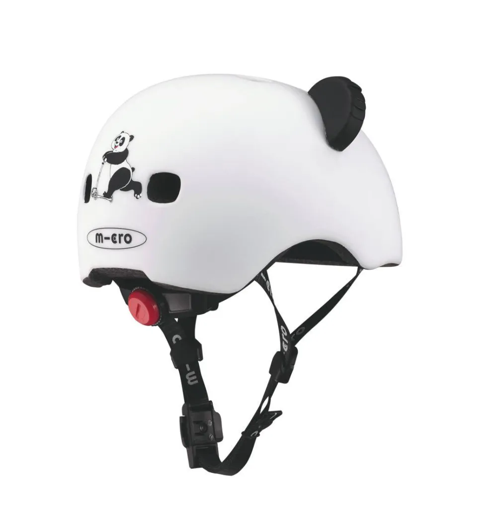 Micro Casco Panda V2*Niños Cascos De Bici Para Niños Y Niñas|Patinetes Infantiles