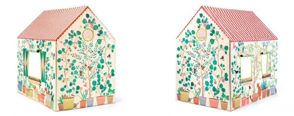 Djeco Casita de fiesta-Jardin*Niños Juguetes Montessori
