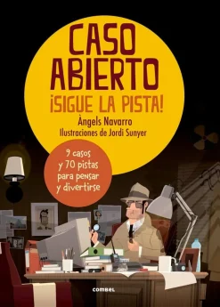 Combel Caso abierto-Sigue la pista*Niños Libros Pasatiempos Para Niños Y Niñas