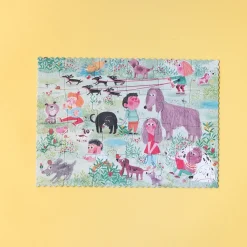 Londji Cats & Dogs puzzle reversible ·*Niños Puzzles De Animales
