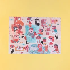 Londji Cats & Dogs puzzle reversible ·*Niños Puzzles De Animales
