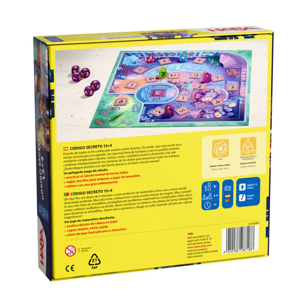 HABA Código secreto 13 + 4 ·*Niños Juegos Haba|Juegos De Tablero