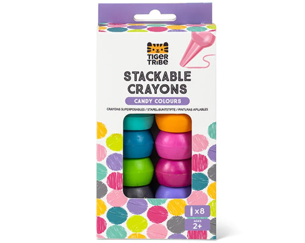 Tiger Tribe Ceras infantiles apilables Candy ·*Niños Pinturas
