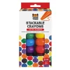 Tiger Tribe Ceras infantiles apilables Retro Rainbow ·*Niños Pinturas