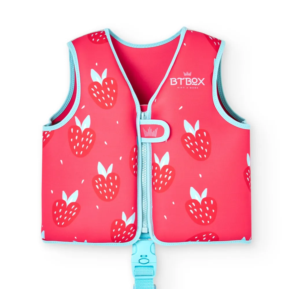 BTBOX Chaleco Flotador · Strawberries* Chaleco Flotador Para Bebé