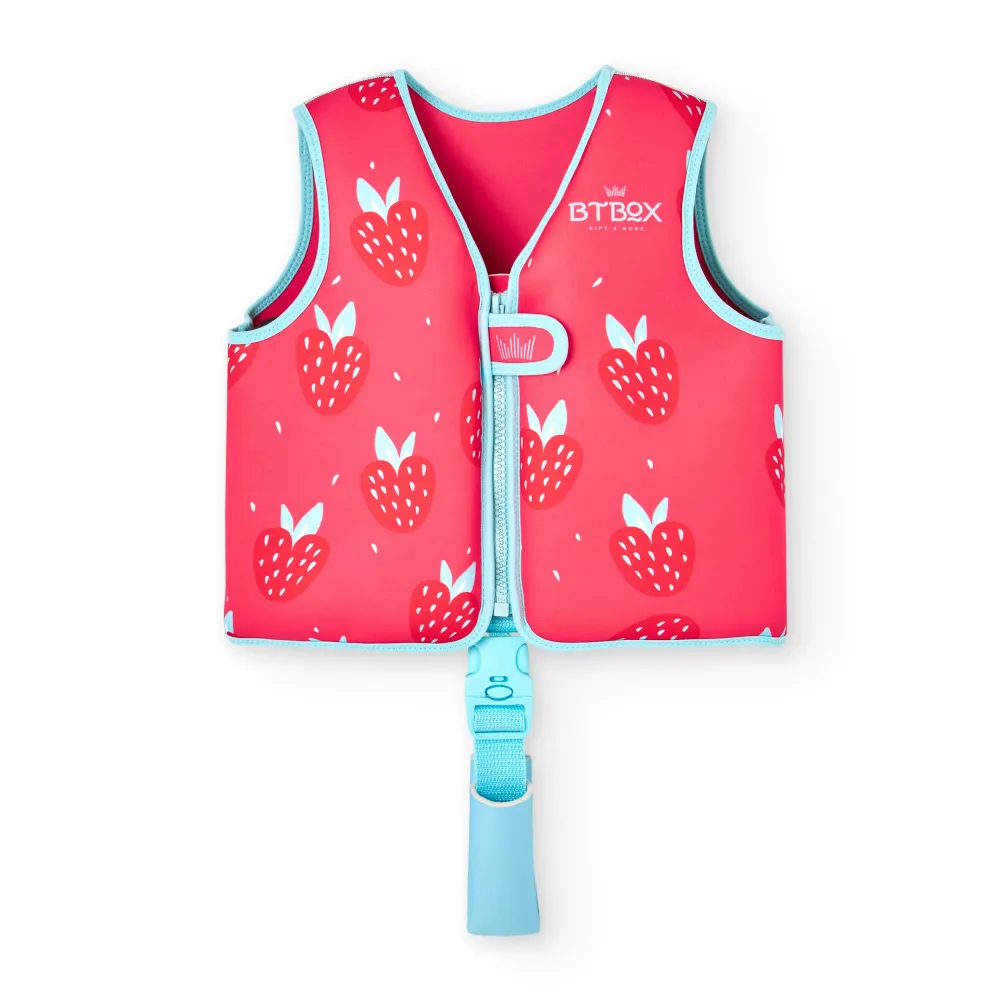 BTBOX Chaleco Flotador · Strawberries* Chaleco Flotador Para Bebé