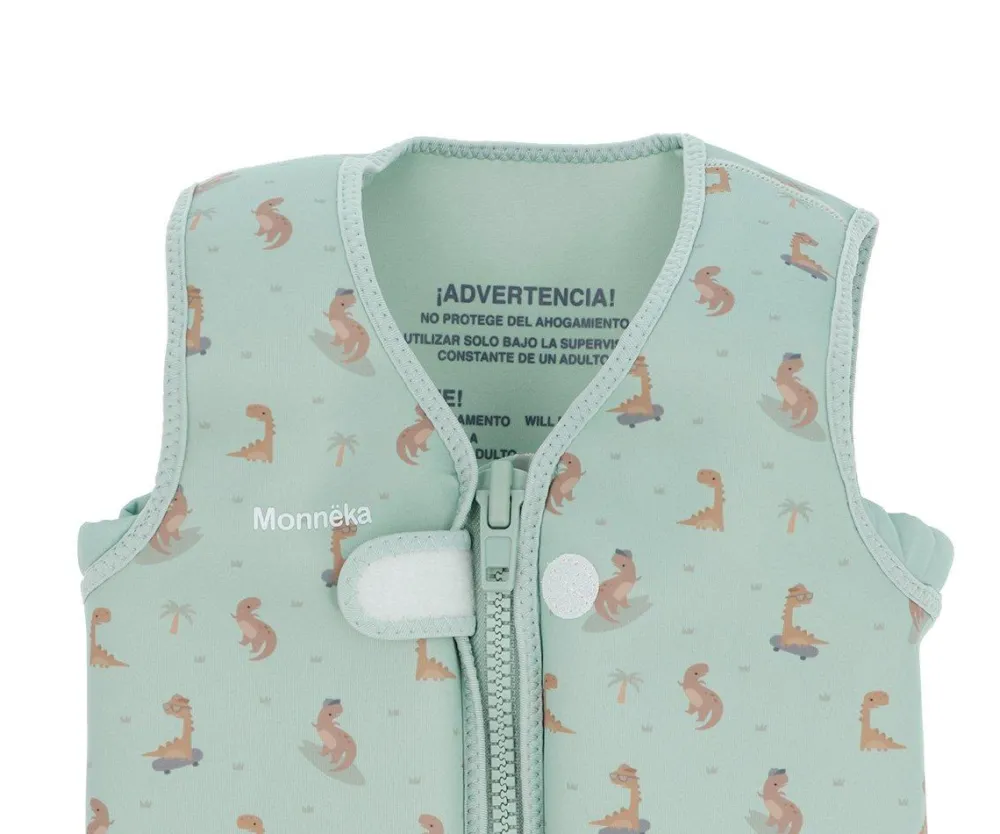 Monnëka Chaleco Flotador Aprendizaje · Cool Dinos* Chaleco Flotador Para Bebé