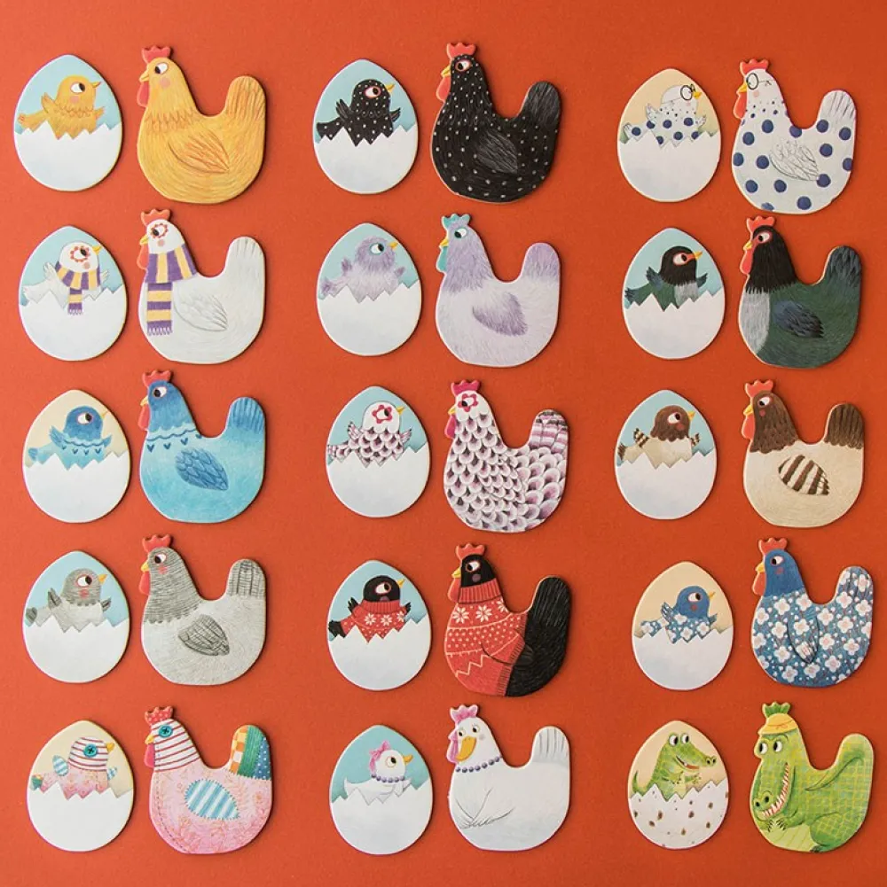 Londji Chicks & Chickens ·*Niños Juegos De Mesa Competitivos|Juegos De Tablero
