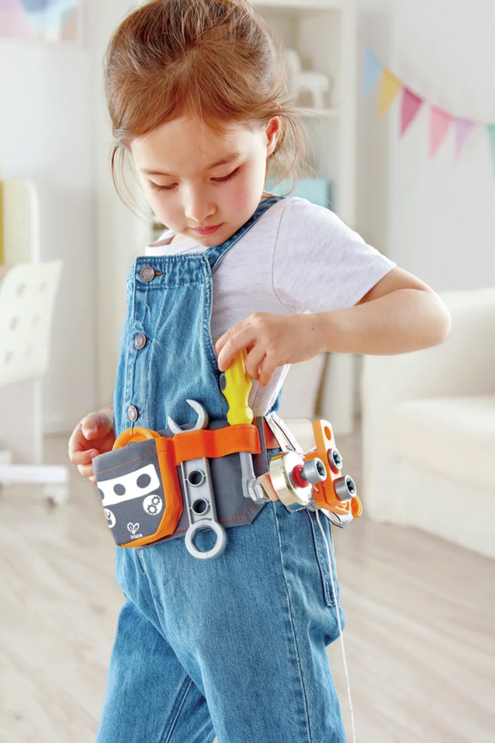 Hape Cinturón de Herramientas Científicas ·*Niños Herramientas De Juguete|Banco De Herramientas De Juguete