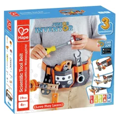 Hape Cinturón de Herramientas Científicas ·*Niños Herramientas De Juguete|Banco De Herramientas De Juguete
