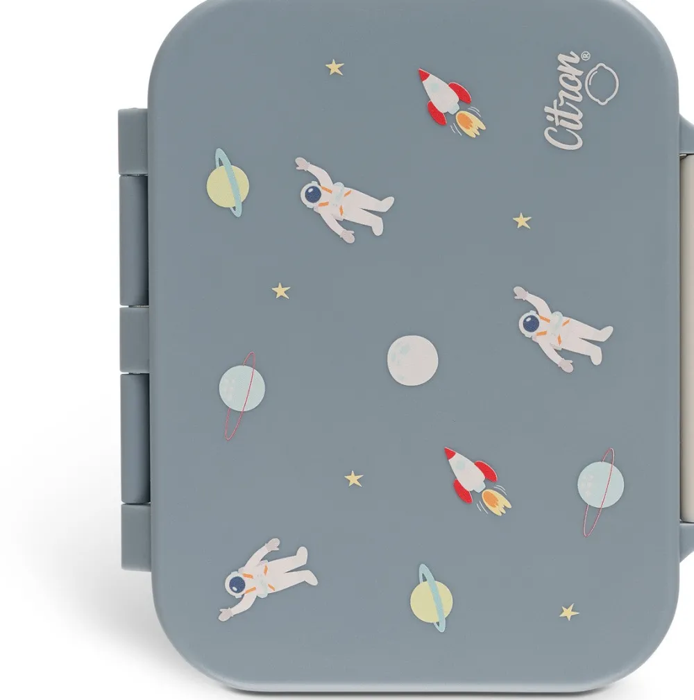 Citron Caja Almuerzo de tritán Aeronave* Cajas De Almuerzo Infantil·Con Compartimentos