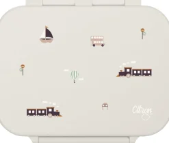 Citron Caja Almuerzo de tritán Vehiculos* Cajas De Almuerzo Infantil·Con Compartimentos