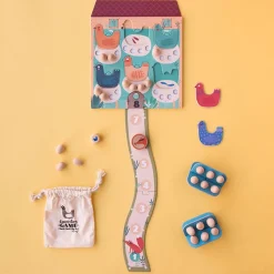 Londji Cluck, cluck! The fox! ·*Niños Juegos De Mesa Competitivos|Juegos De Tablero