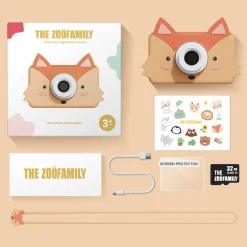 The Zoofamily Cámara Fotográfica Zoo Friends Fox ·*Niños Cámaras Infantiles