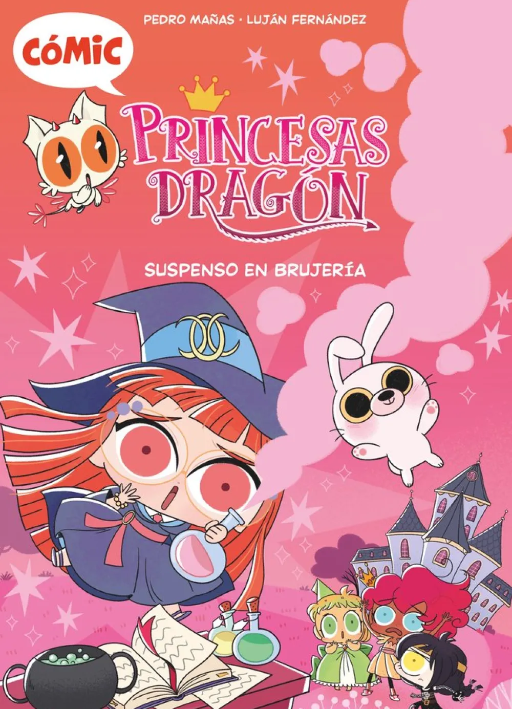 SM Cómic Princesas Dragón 2: Suspenso en brujería*Niños Libros De Pedro Mañas|Princesas Dragón