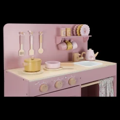 Little Dutch Cocina Rosa FSC ·*Niños Cocinas De Madera Y Accesorios Juguete|Juguetes Waldorf