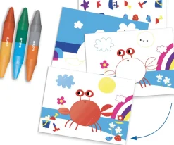 Djeco Cofre multiactividad El mar y sus maravillas ·*Niños Kit De Manualidades