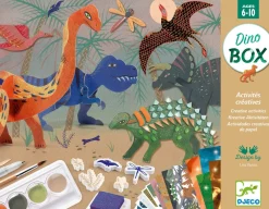 Djeco Cofre multiactividad El mundo de los dinosaurios ·*Niños Kit De Manualidades
