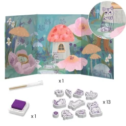 Djeco Cofre multiactividad Fluffy box ·*Niños Kit De Manualidades