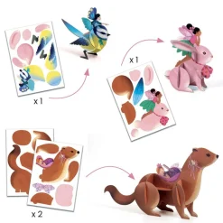 Djeco Cofre multiactividad Las Hadas ·*Niños Kit De Manualidades