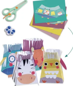 Djeco Cofre multiactividad Los animales y su casa ·*Niños Kit De Manualidades