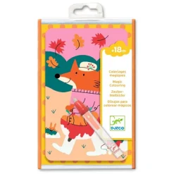 Djeco Colorear con agua 4 temporadas ·*Niños Libros Mágicos Para Pintar Con Agua|Libros Mágicos Para Pintar Con Agua