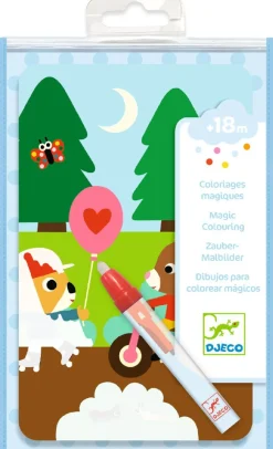 Djeco Colorear con agua En el parque ·*Niños Libros Mágicos Para Pintar Con Agua|Libros Mágicos Para Pintar Con Agua