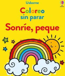 Usborne Coloreo sin parar Sonríe peque*Niños Libros Para Colorear|Libros Para Colorear