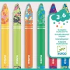 Djeco Colores para peques 6 lápices multicolores ·*Niños Bolis, Lápices Y Rotus