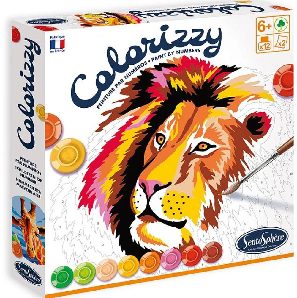 Sentosphère Colorizzy · La sabana*Niños Colorear Por Número|Kit De Manualidades