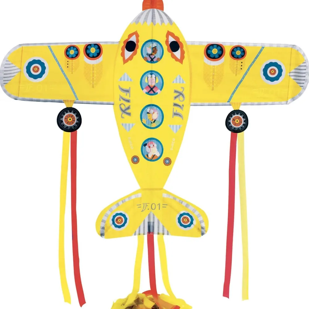 Djeco Cometa Maxi Plane ·*Niños Cometas Para Niños|Juguetes Montessori