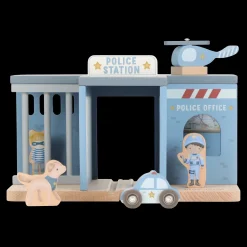 Little Dutch Comisaría de Policía FSC ·*Niños Coches De Madera De Juguete Para Bebés|Coches De Juguete Para Bebés
