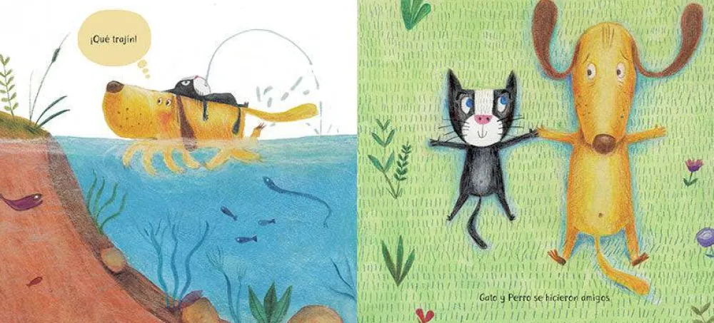 Apila Ediciones Como el perro y el gato* Álbumes Ilustrados Infantiles