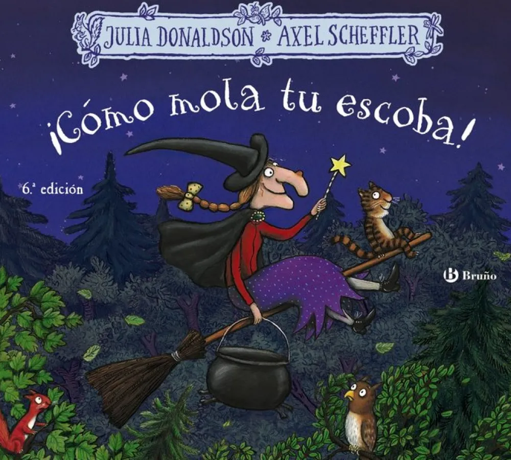 Edelvives ¡Como mola tu escoba!*Niños Libros De Halloween Para Niños|Álbumes Ilustrados Infantiles