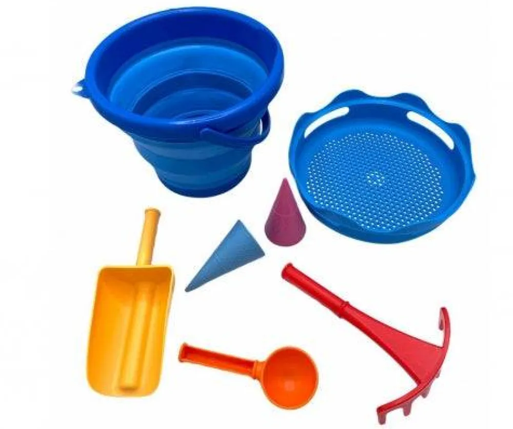 Compactoys Playa 7 en 1 · Azul*Niños Juguetes De Playa|Juguetes De Playa