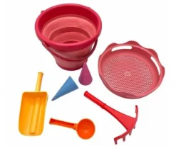 Compactoys Playa 7 en 1 · Rosa*Niños Juguetes De Playa|Juguetes De Playa
