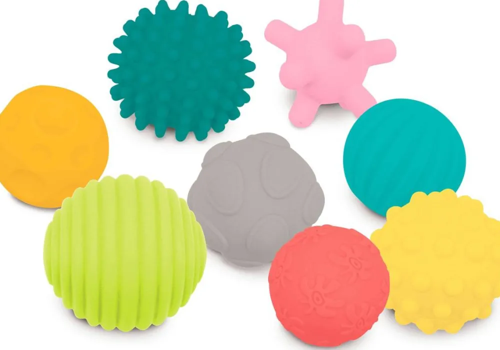 Ludi Conjunto 8 pelotas ·*Niños Juguetes Montessori|Juguetes Antiestrés