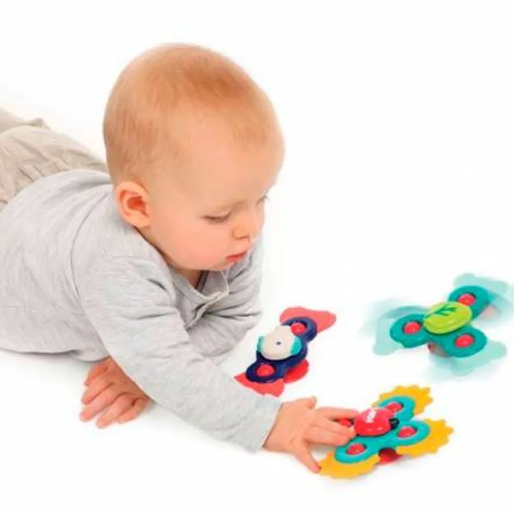 Ludi Conjunto 3 Spinners bebé ·*Niños Juguetes De Estimulación Para Bebé