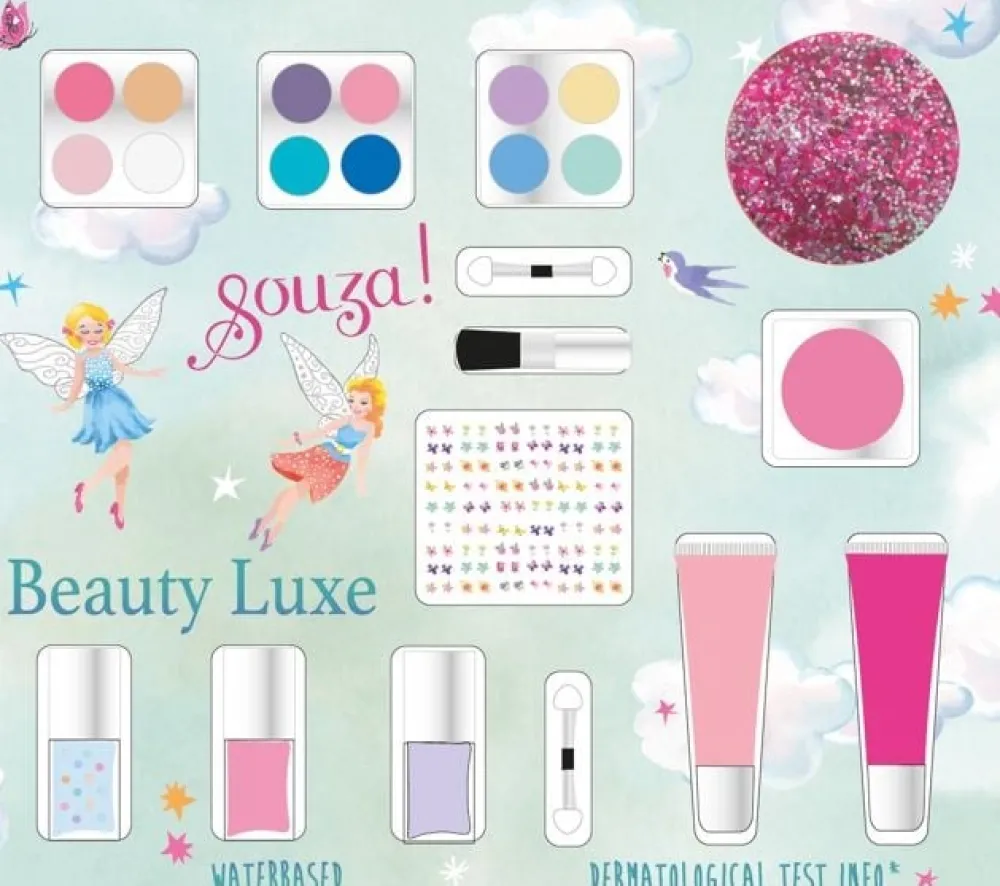 Souza Conjunto belleza lujo ·*Niños Maletín De Maquillaje Para Niñas Y Niños|Disfraces Infantiles