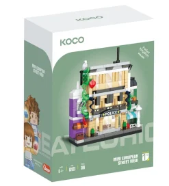 Koco Construcción Comisaría de Policia 309 piezas ·*Niños Juguetes Y Juegos Motricidad Fina