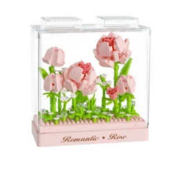 Koco Construcción Fresh Flower Rose 349 piezas ·*Niños Juguetes Y Juegos Motricidad Fina