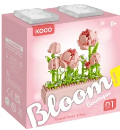 Koco Construcción Fresh Flower Rose 349 piezas ·*Niños Juguetes Y Juegos Motricidad Fina