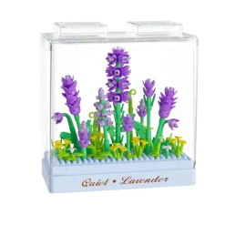 Koco Construcción Fresh Flower Lavanda 239 piezas ·*Niños Juguetes Y Juegos Motricidad Fina