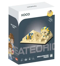 Koco Construcción Pirámide 410 piezas ·*Niños Juguetes Y Juegos Motricidad Fina