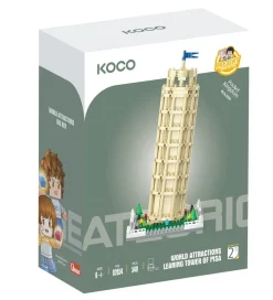 Koco Construcción Torre de Pisa 543 piezas ·*Niños Juguetes Y Juegos Motricidad Fina