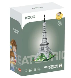 Koco Construcción Torre Eiffel 538 piezas ·*Niños Juguetes Y Juegos Motricidad Fina