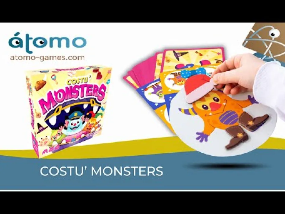 Átomo Games Costu Monster · Átomo*Niños Átomo Games|Juegos De Lógica